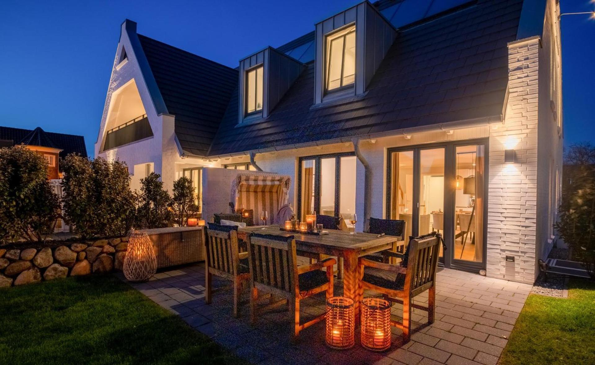 Ferienhaus Witthues - Domizil Silbermoewe - Exklusiv, Strand- Und Zentrumsnah เวสเทอร์แลนด์ ภายนอก รูปภาพ